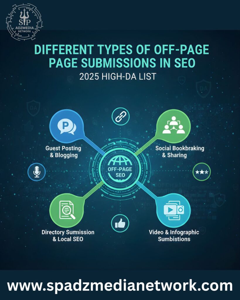 Types of Off Page SEO Submissions