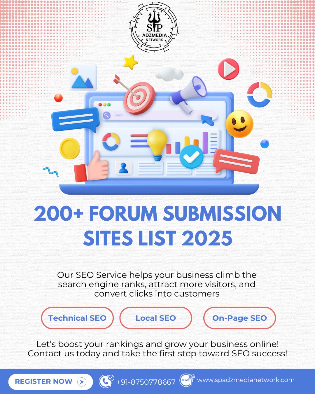 Top 200+ Free Approved Forum Submission Sites List 2025 (High DA Forums for SEO)