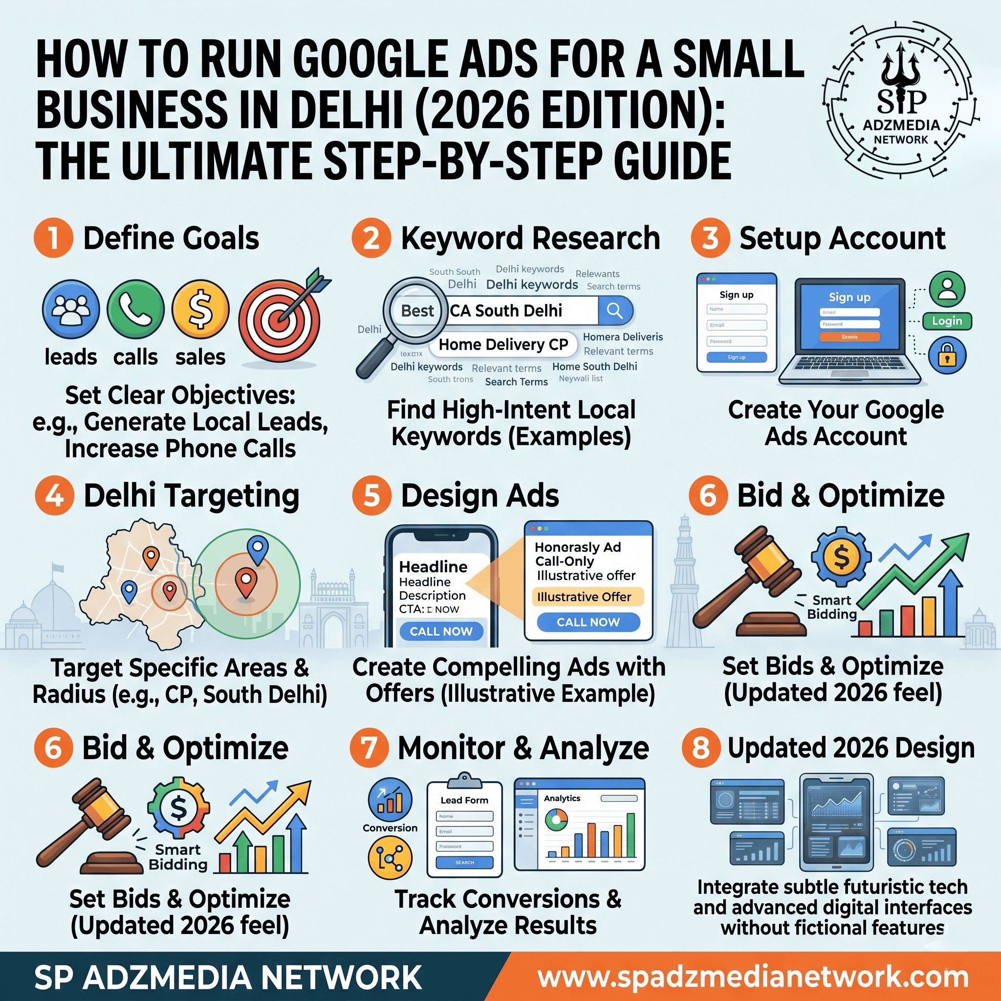 How to Run Google Ads for a Small Business in Delhi (2026 Edition): The Ultimate Step-by-Step Guide