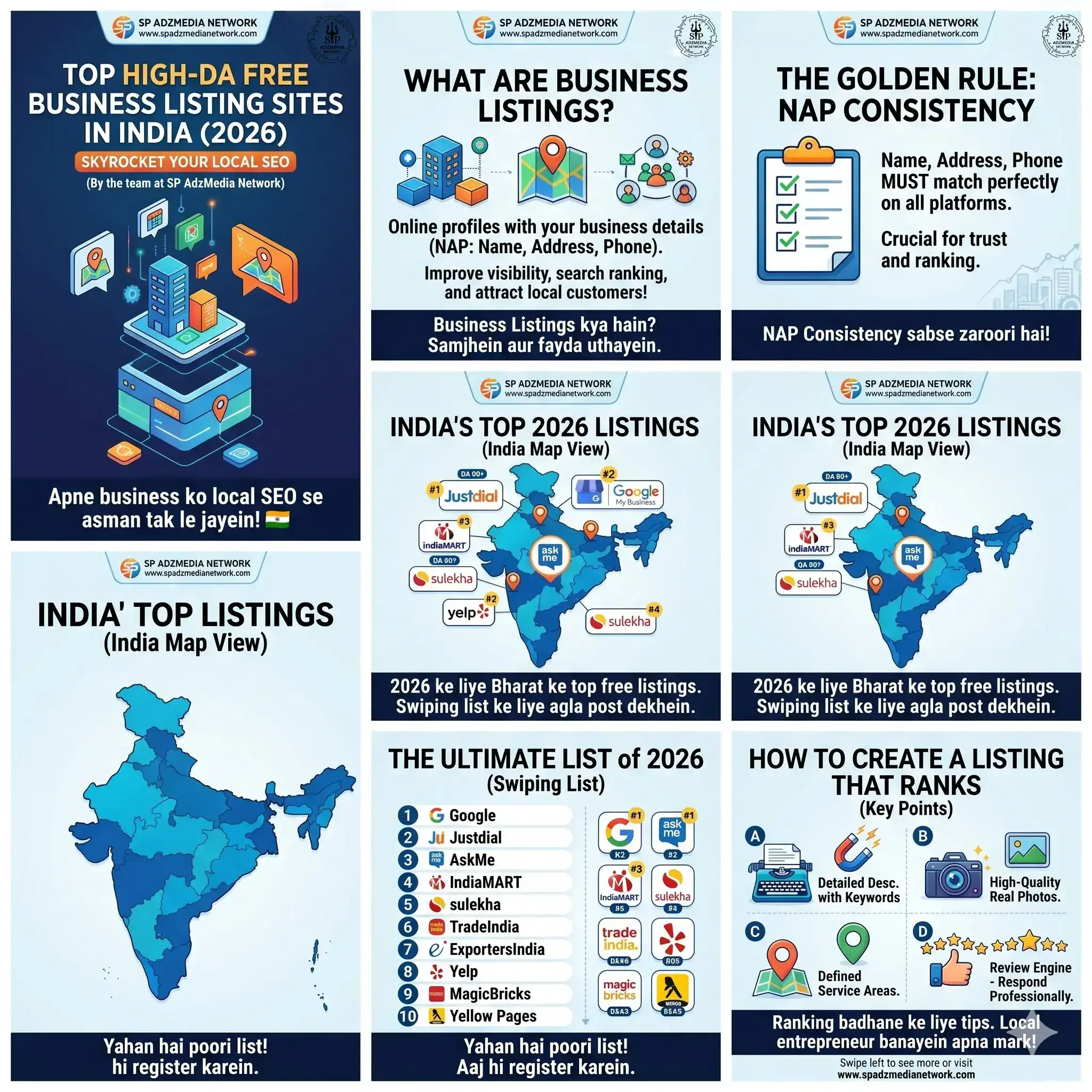 Top High-DA Free Business Listing Sites in India (2026): Skyrocket Your Local SEO